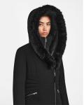 WOMENS RUDSAK CORA WOMEN'S FITTED DOWN JACKET WITH REMOVABLE FAUX FUR - SIZE M