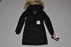 AUTHENTIC NOBIS WOMEN'S ABBY CROSSHATCH BLACK  PARKA ALL SIZES  BRAND NEW
