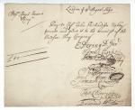 1690 Hudson’s Bay Company SIGNED Directors DOCUMENT, Paying CAPT John Richardson