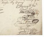 1690 Hudson’s Bay Company SIGNED Directors DOCUMENT, Paying CAPT John Richardson