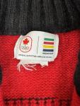Team Canada 2014 Sochi Olympic Wool Zip Sweater M Red Beaver Maple Leaf Heritage