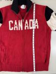 Team Canada 2014 Sochi Olympic Wool Zip Sweater M Red Beaver Maple Leaf Heritage
