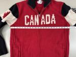 Team Canada 2014 Sochi Olympic Wool Zip Sweater M Red Beaver Maple Leaf Heritage