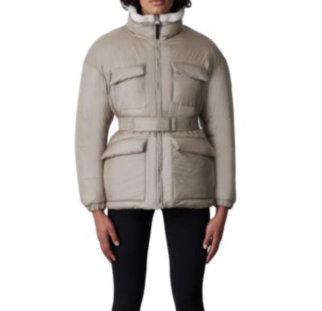 Mackage Celyn Reversible Shearling Down Winter Puffer Ski Waterproof Belted XS