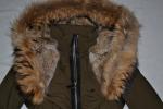 AUTHENTIC RUDSAK WOMENS MODA DOWN PUFFER COAT FUR CEDAR GREEN  XS XSMALL NEW