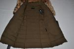 AUTHENTIC RUDSAK WOMENS MODA DOWN PUFFER COAT FUR CEDAR GREEN  XS XSMALL NEW