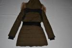 AUTHENTIC RUDSAK WOMENS MODA DOWN PUFFER COAT FUR CEDAR GREEN  XS XSMALL NEW