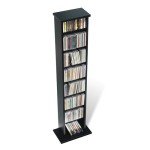 Prepac BMA-0160 Slim Multimedia Storage Tower, Black