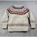 Todd Snyder x Canadian Sweater Company Wool Fair Isle Sweater size S Beige NWT