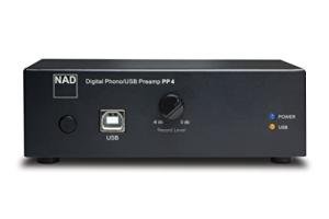 NAD PP 4 Digital Phono/USB Preamplifier – MM & MC Turntable and Cassette Deck Support, USB Audio Recording to PC/Mac