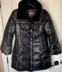 Mackage Size M Puffer Coat Rabbit Fur Collar Down Lined Bell Sleeves NWOT
