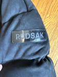 Rudsak Laurence Cropped Black Faux Suede Down Coat Women's Small NWT