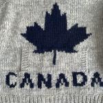 Vtg Canadian Sweater Company Wool Chunky Hand Knit- Knotted CANADA Sweater L