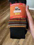 Kodiak Heat Men's 3 Pack Shoe Size: 7-12 New Cold Weather Socks New !