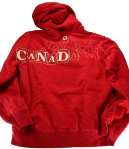 Hudson Bay Co Adult S Hoodie Sweatshirt Red 2006 Canada Winter Olympics Men’s