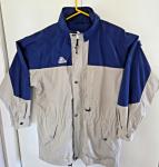 KODIAK Jacket 6 Pocket Hood Lined Windbreaker Drawstring Zip Snap Fishing Golf
