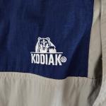 KODIAK Jacket 6 Pocket Hood Lined Windbreaker Drawstring Zip Snap Fishing Golf