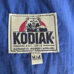 KODIAK Jacket 6 Pocket Hood Lined Windbreaker Drawstring Zip Snap Fishing Golf