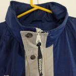 KODIAK Jacket 6 Pocket Hood Lined Windbreaker Drawstring Zip Snap Fishing Golf