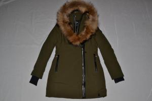 AUTHENTIC RUDSAK WOMENS TORONTO DOWN PARKA  FUR LIGHT CEDAR GREEN ALL SIZES NEW