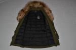 AUTHENTIC RUDSAK WOMENS TORONTO DOWN PARKA  FUR LIGHT CEDAR GREEN ALL SIZES NEW