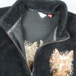 Vintage Outback Trading Company L Large Fleece Jacket Horse Animal Canada Made