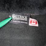 Vintage Outback Trading Company L Large Fleece Jacket Horse Animal Canada Made