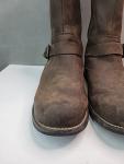 Kodiak Womens Waterproof Side Zip Leather Boot Buckles Moto Brown Size 9, NICE! 