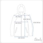 New Nobis Parka in Black Size Medium Cotton/Nylon Designed in Canada