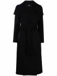 NEW,  Mackage Mai draped belted wool coat in Black Size XS #W109