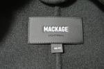 NEW,  Mackage Mai draped belted wool coat in Black Size XS #W109