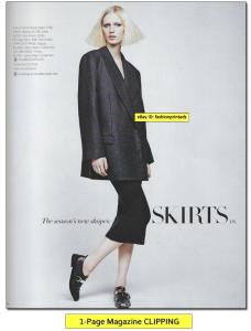 woman's LEGS CALVES ANKLES FEET 1-Page CLIPPING Julia Nobis in pretty shoes