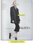 woman's LEGS CALVES ANKLES FEET 1-Page CLIPPING Julia Nobis in pretty shoes