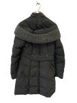 Mackage Montreal Women’s Down Puffer Coat Black Knit Collar Zip Jacket Sz M #108