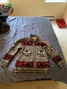 Canadian Sweater Company Men’s Large Wool Cardigan