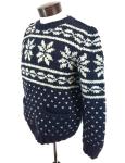 CANADIAN SWEATER COMPANY Cowichan Sweater 100% Wool Fair Isle Pockets Men's M *