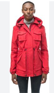 Nobis NWT Womens Ranger Jacket Red With Removable Hood Size XS