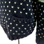 CANADIAN SWEATER COMPANY Cowichan Sweater 100% Wool Fair Isle Pockets Men's M *