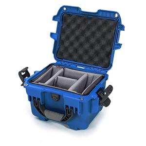 Nanuk 908 Waterproof Hard Case with Padded Divider - Blue