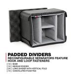 Nanuk 908 Waterproof Hard Case with Padded Divider - Blue