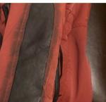 1200$ Rudsak Burgundy Puffer Jacket Sz P/S Raccoon fur