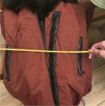 1200$ Rudsak Burgundy Puffer Jacket Sz P/S Raccoon fur