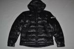 AUTHENTIC MACKAGE MEN  VIC ULTRALIGHT SATEEN DOWN JACKET HOOD BLACK  BRAND NEW