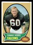 1970 Topps #40 Tommy Nobis - Atlanta Falcons (Low Grade)