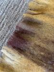 Vintage HUDSON'S BAY Company Plaid MOHAIR Wool Blanket Shawl 50"x36" Scotland