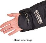 hygger Nanuk Caviar Black S – Original Sleeping Bag with Arms and Legs, 3M Thinsulate Filling Makes it Warm, Lightweight & Small in Pack Size