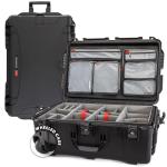 NANUK 963 Pro Photo Kit – Waterproof Travel Camera Hard Case with Padded Dividers and Wheels, 32.5" x 21" x 12.3”, Dustproof and Impact-Resistant, Ideal for Heavy Loads – Black