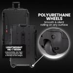 NANUK 963 Pro Photo Kit – Waterproof Travel Camera Hard Case with Padded Dividers and Wheels, 32.5" x 21" x 12.3”, Dustproof and Impact-Resistant, Ideal for Heavy Loads – Black