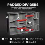 NANUK 963 Pro Photo Kit – Waterproof Travel Camera Hard Case with Padded Dividers and Wheels, 32.5" x 21" x 12.3”, Dustproof and Impact-Resistant, Ideal for Heavy Loads – Black