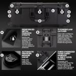 NANUK 963 Pro Photo Kit – Waterproof Travel Camera Hard Case with Padded Dividers and Wheels, 32.5" x 21" x 12.3”, Dustproof and Impact-Resistant, Ideal for Heavy Loads – Black